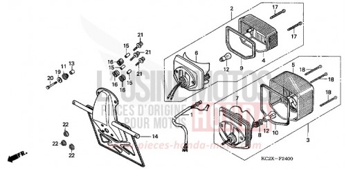 FANALE POSTERIORE CM125CX di 1999